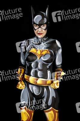 GEEK ART: Batgirl Comic Bodypainting