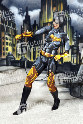 GEEK ART: Batgirl Comic Bodypainting