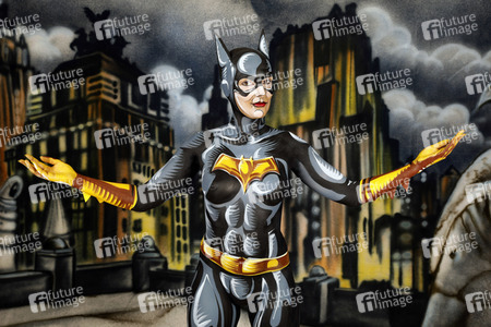 GEEK ART: Batgirl Comic Bodypainting