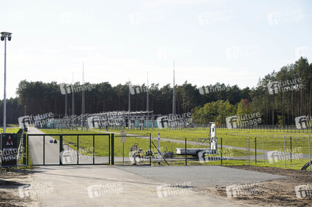 Baustelle der Tesla Gigafactory 4 in Grünheide