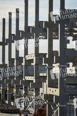 Baustelle der Tesla Gigafactory 4 in Grünheide