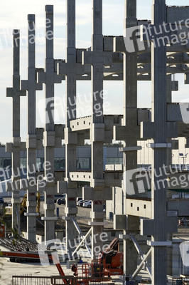 Baustelle der Tesla Gigafactory 4 in Grünheide