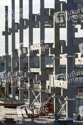 Baustelle der Tesla Gigafactory 4 in Grünheide
