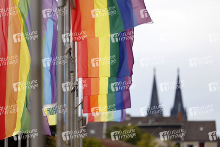 Symbolfoto Regenbogenflagge