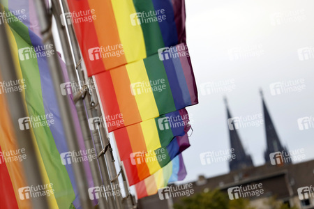 Symbolfoto Regenbogenflagge