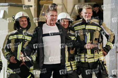 Dreharbeiten mit David Hasselhoff in Görlitz