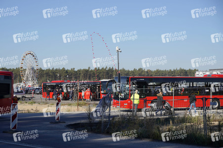 Tag der offenen Tür in der Tesla Gigafactory 4 in Grünheide
