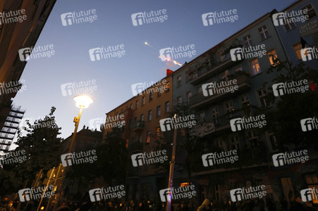 Demonstration gegen Räumung vom Wagencamp 'Köpi' in Berlin