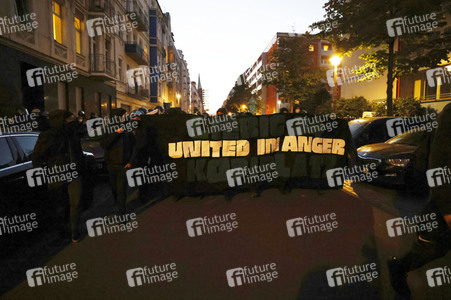 Demonstration gegen Räumung vom Wagencamp 'Köpi' in Berlin