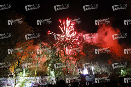 Demonstration gegen Räumung vom Wagencamp 'Köpi' in Berlin