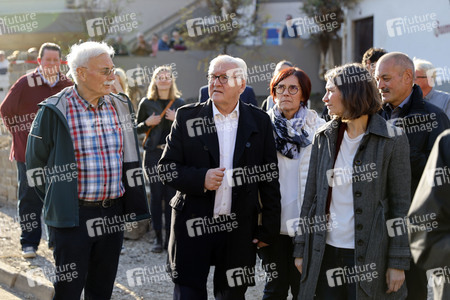 Frank-Walter Steinmeier besucht Flutgebiete in Rheinland-Pfalz