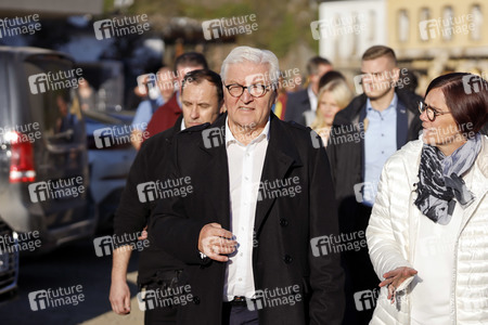 Frank-Walter Steinmeier besucht Flutgebiete in Rheinland-Pfalz