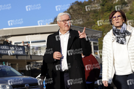 Frank-Walter Steinmeier besucht Flutgebiete in Rheinland-Pfalz