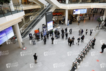 Erröffnung der Messe it-sa 2021 in Nürnberg