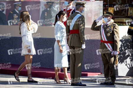 Militärparade zum spanischen Nationalfeiertag in Madrid