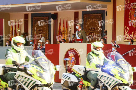 Militärparade zum spanischen Nationalfeiertag in Madrid