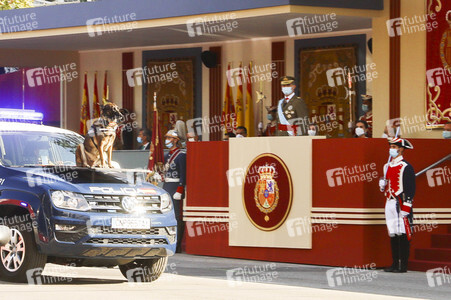 Militärparade zum spanischen Nationalfeiertag in Madrid