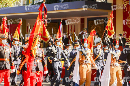 Militärparade zum spanischen Nationalfeiertag in Madrid