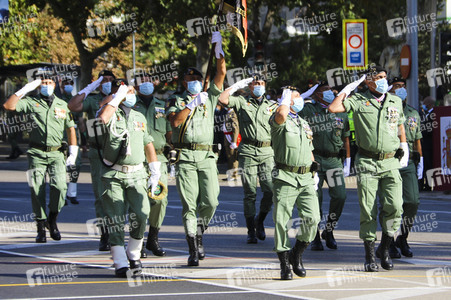 Militärparade zum spanischen Nationalfeiertag in Madrid
