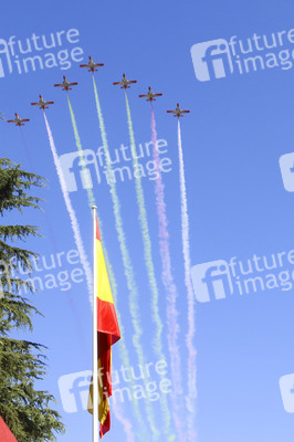 Militärparade zum spanischen Nationalfeiertag in Madrid