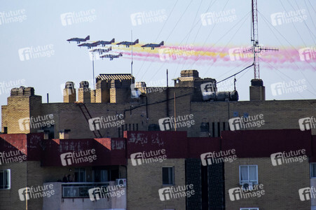 Militärparade zum spanischen Nationalfeiertag in Madrid