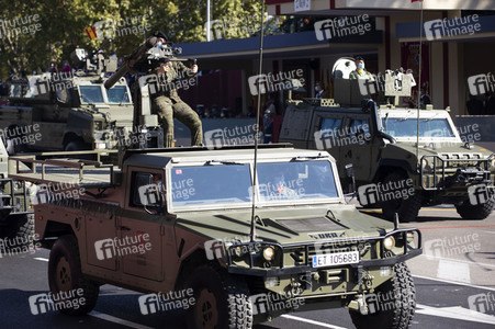 Militärparade zum spanischen Nationalfeiertag in Madrid