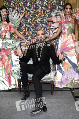 Präsentation der Glööckler-Tapetenkollektion in Berlin