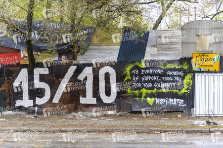 Räumung des Wagencamps 'Köpi' in Berlin