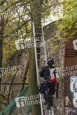 Räumung des Wagencamps 'Köpi' in Berlin
