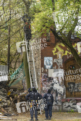 Räumung des Wagencamps 'Köpi' in Berlin