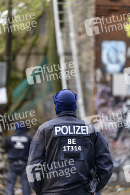 Räumung des Wagencamps 'Köpi' in Berlin