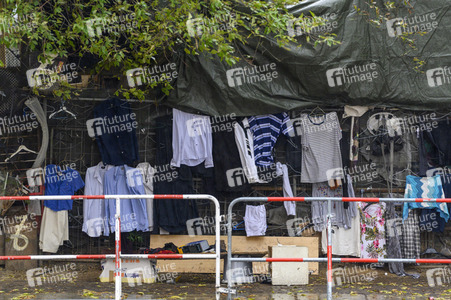 Räumung des Wagencamps 'Köpi' in Berlin