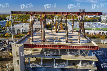 Baustelle Niederländischer Pavillon in Hannover