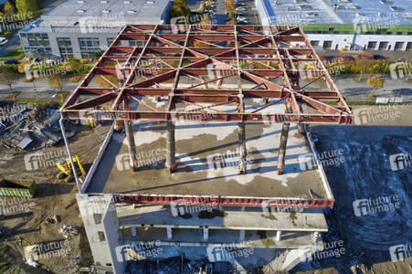 Baustelle Niederländischer Pavillon in Hannover
