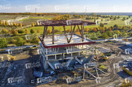 Baustelle Niederländischer Pavillon in Hannover