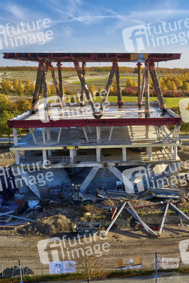 Baustelle Niederländischer Pavillon in Hannover