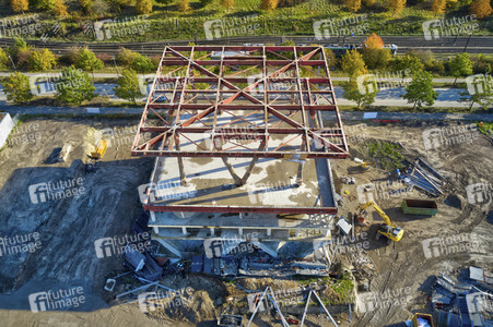 Baustelle Niederländischer Pavillon in Hannover