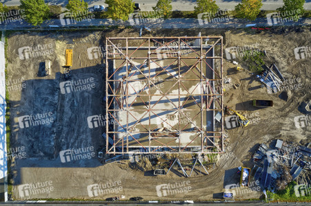Baustelle Niederländischer Pavillon in Hannover