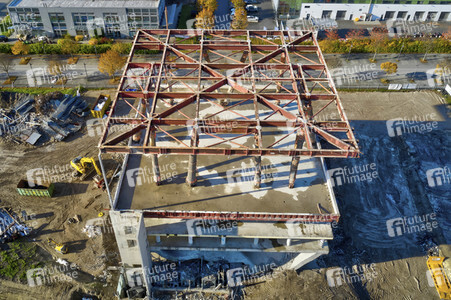 Baustelle Niederländischer Pavillon in Hannover