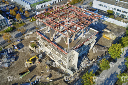 Baustelle Niederländischer Pavillon in Hannover