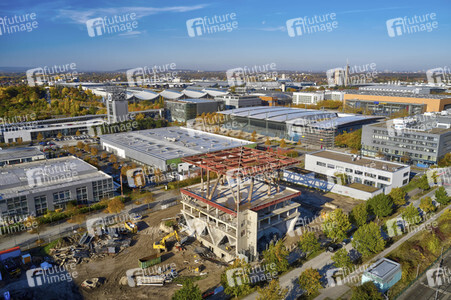 Baustelle Niederländischer Pavillon in Hannover