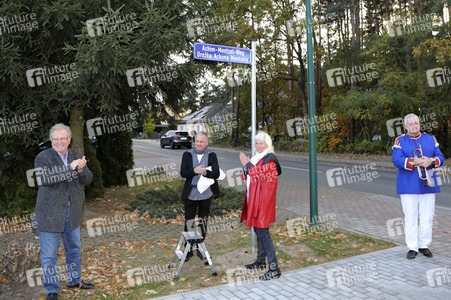 Einweihung des Achim-Mentzel-Weg in Cottbus