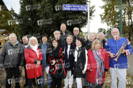 Einweihung des Achim-Mentzel-Weg in Cottbus