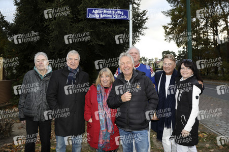 Einweihung des Achim-Mentzel-Weg in Cottbus