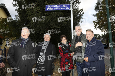 Einweihung des Achim-Mentzel-Weg in Cottbus