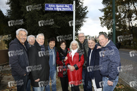Einweihung des Achim-Mentzel-Weg in Cottbus