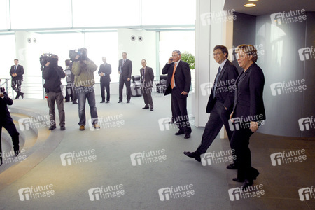 Angela Merkel empfängt Bill Gates in Berlin