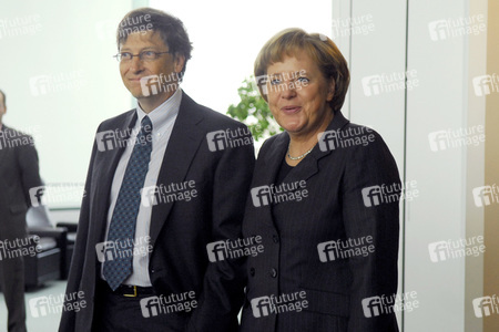 Angela Merkel empfängt Bill Gates in Berlin