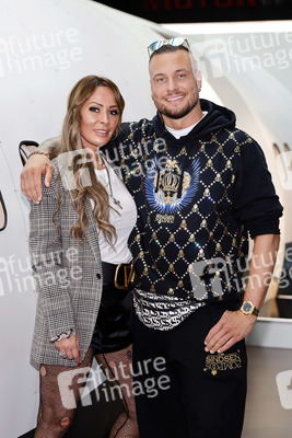 Fototermin mit Cora Schumacher und Eric Sindermann in Köln
