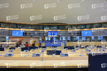 Sitzung im Europäischen Parlament in Brüssel